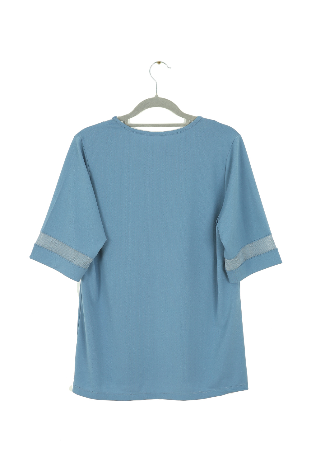 반팔 티셔츠 스카이블루 색상 이미지-S1L3