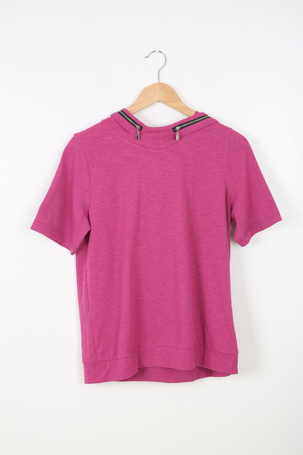 반팔 티셔츠 핑크 색상 이미지-S1L15